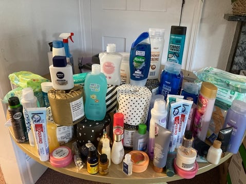 Toiletries donation